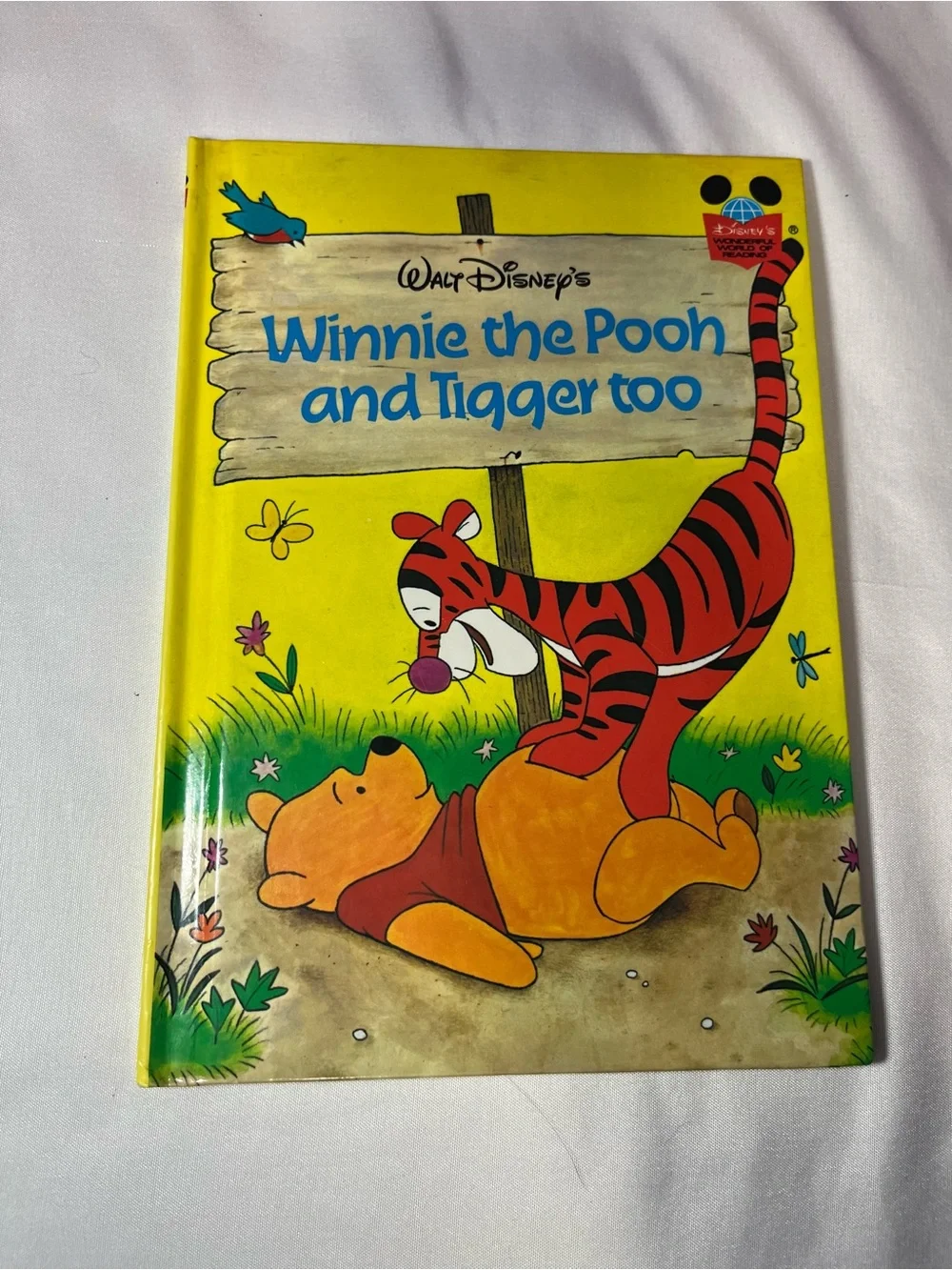 Vintage 1975 Walt Disney Winnie the Pooh & Tigger Too HC Random House Grolier